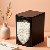 Matte Black Press-To-Open Trash Can